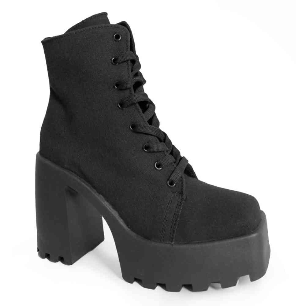 Altercore - Eostre Bottes de plate-forme - Noir
